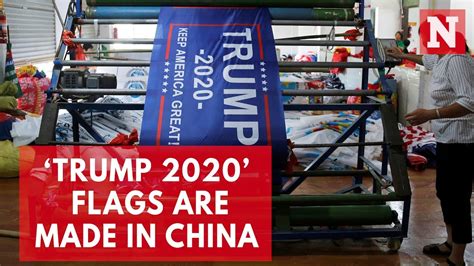 are trump 2020 banners made in china